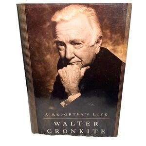 Walter Conkrite A Reporter's Life Book Hardcover Autobiography